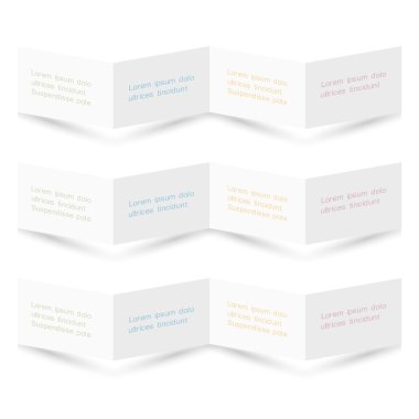 White Origami Paper Banners 