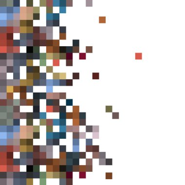Pixelated etkisi çok renkli arka plan  