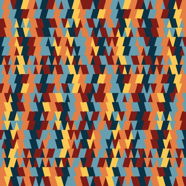 Retro geometric seamless pattern — Stock Vector