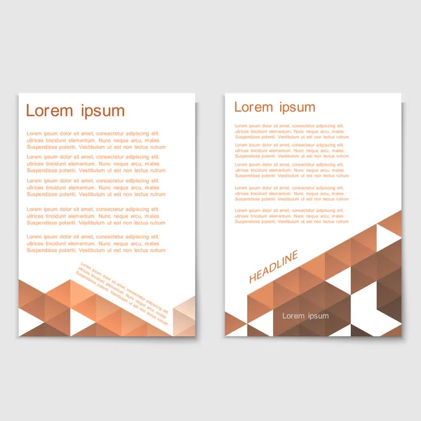 Modern brochure cover template — Stock Vector