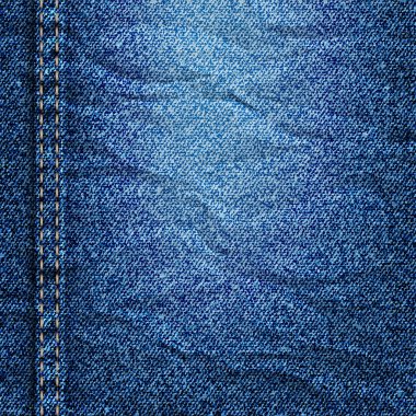 buruşuk denim doku