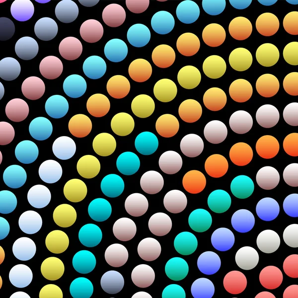 Fond vectoriel de mosaïque ronde abstraite — Image vectorielle