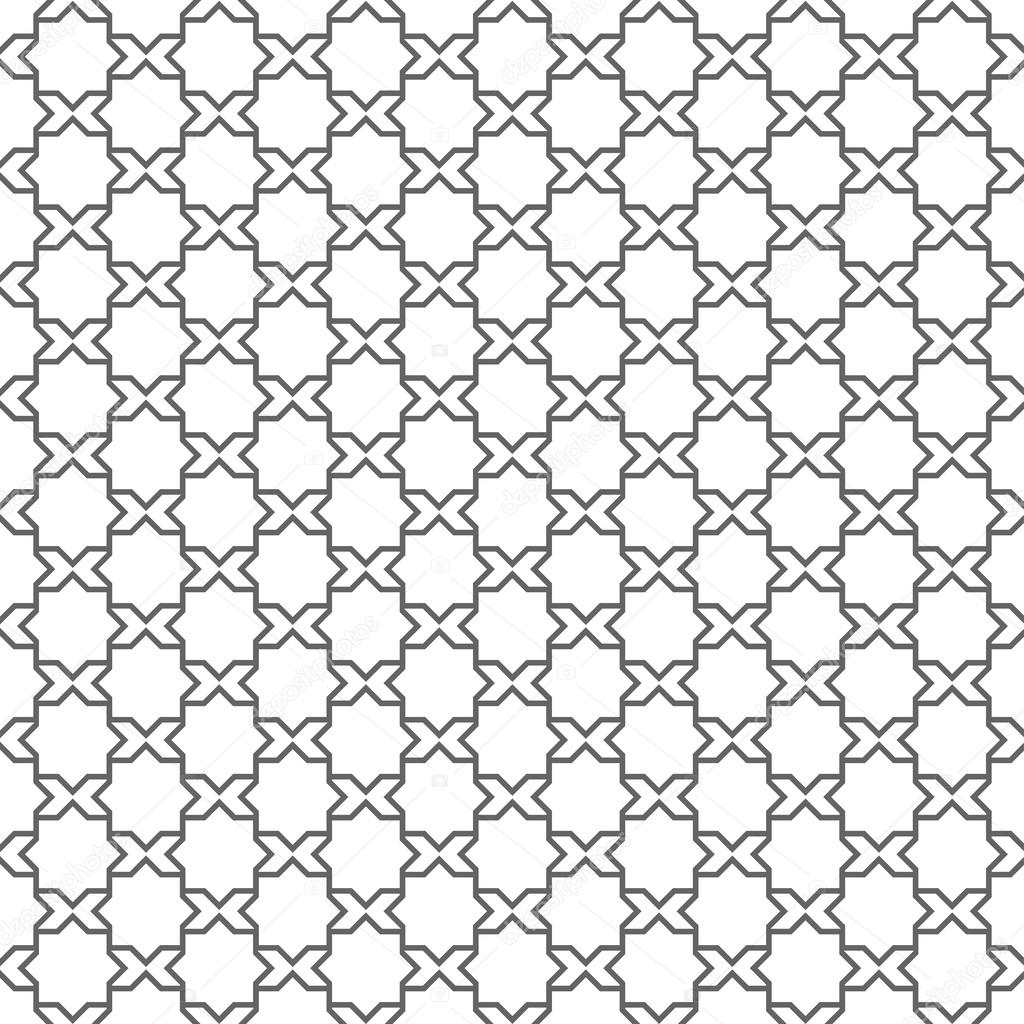 Seamless delicate pattern in arabic style