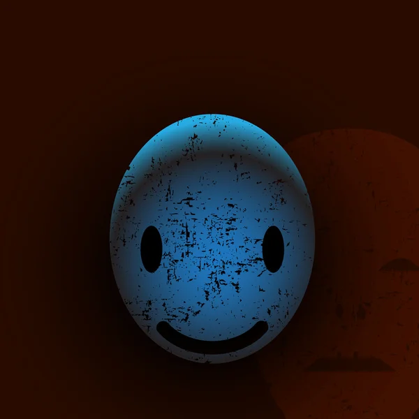 Espeluznante sonrisa de un fantasma — Vector de stock