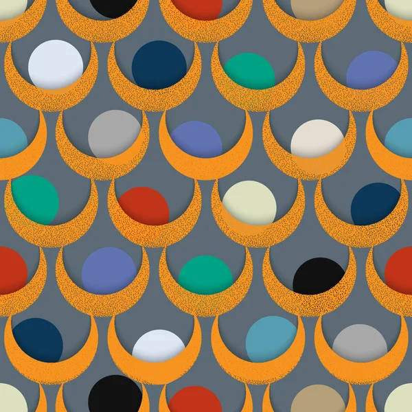 Seamless pattern with circles — Stock Vector