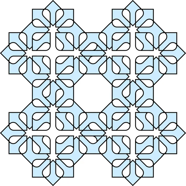 아랍어 장식 패턴 — 스톡 벡터
