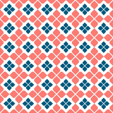 Retro renklerde desen