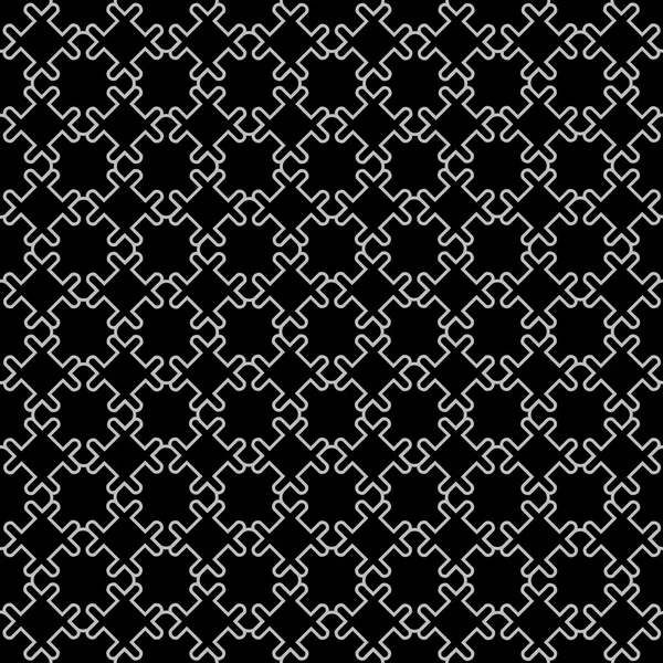 Чорний безшовні візерунком — стоковий вектор