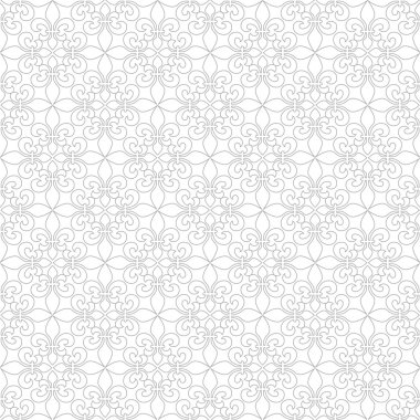 Fransız lilyum desenle