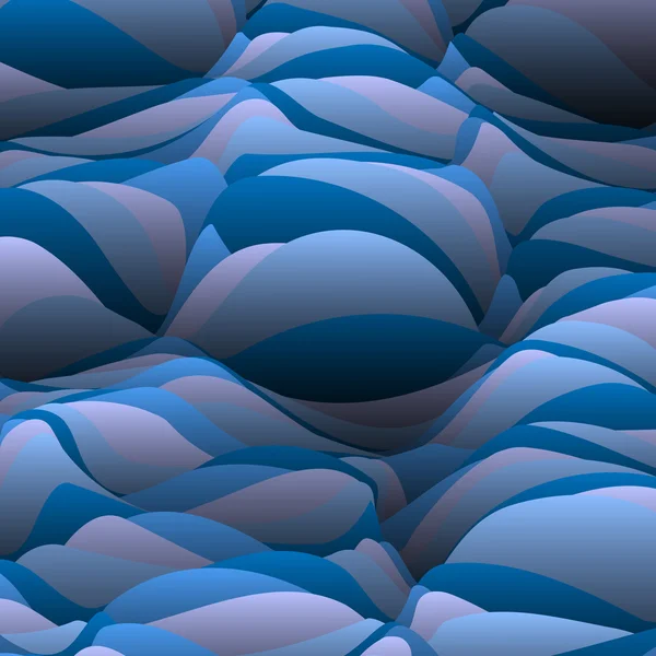 Fondo con ondas rizadas abstractas — Archivo Imágenes Vectoriales