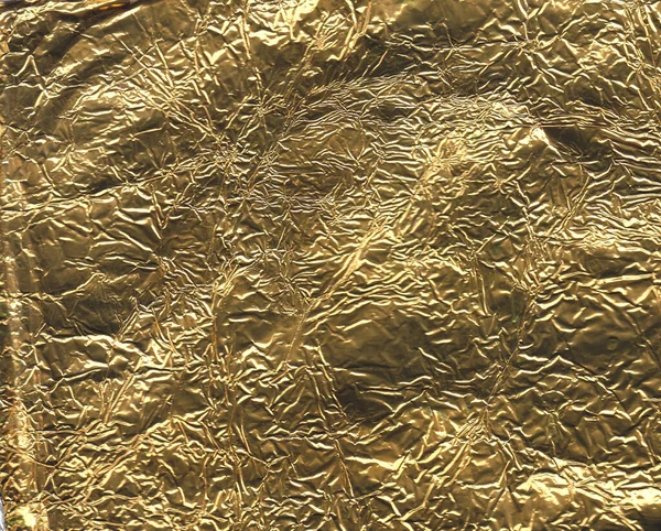 Gold Leaf Background Shiny Gold Texture — Stock Photo, Image