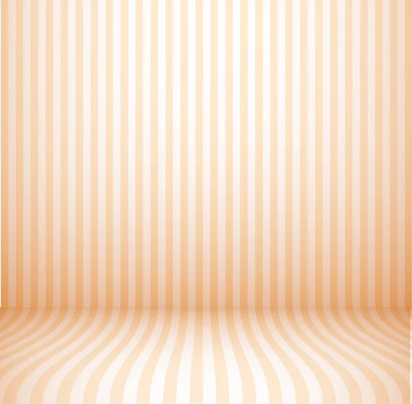 Empty Orange Studio Room Lighting Background Template Mock Display Montage — Stock Vector