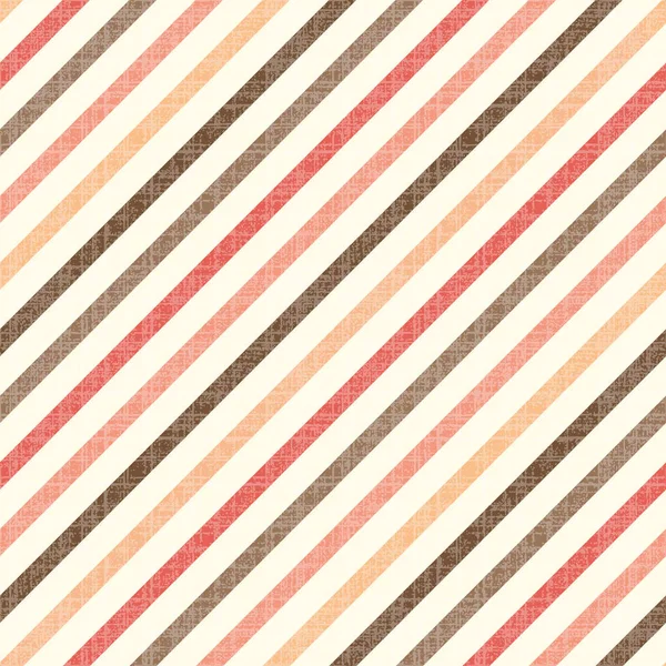 Seamless Pattern Diagonal Brown Pink Orange Etc Stripes — Stock Vector