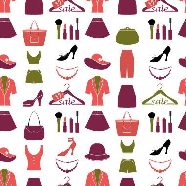 kıyafetleri Dikişsiz desen.