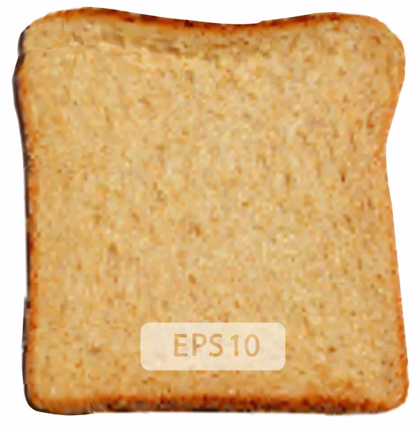 Tost ekmeği. — Stok Vektör