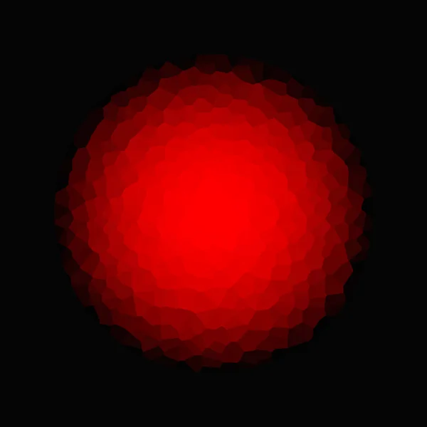 Boule de cristal rouge — Image vectorielle