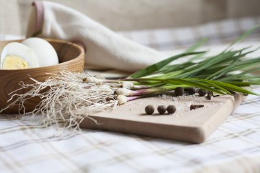 Sarımsak ve yumurta