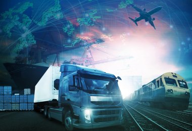 Dünya Ticaret Sanayi kamyon, tren, gemi ve hava kargo fr