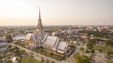 wat sothorn templein chachengsao ili Doğu'havadan görünümü