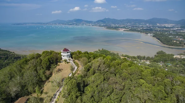 Khao khad Görünüm noktası phuket Adası th Güney havadan görünümü — Stok fotoğraf