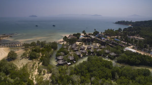 Aerial view of payam island ranong province andaman sea southern — Stock Photo, Image