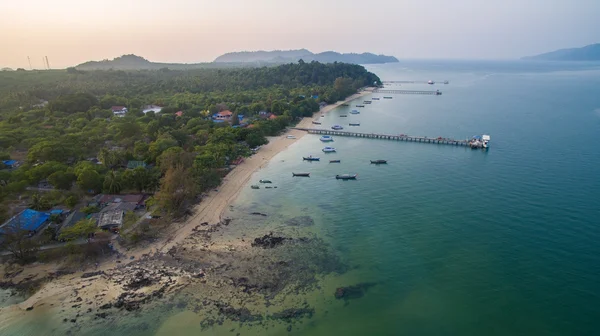 Luftaufnahme der Payam Insel Ranong andaman Meer südlich von Thailand — Stockfoto