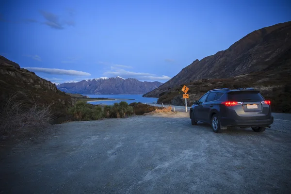 一度ニュージーランドの南の島のハウェア湖の美しい景観 — ストック写真