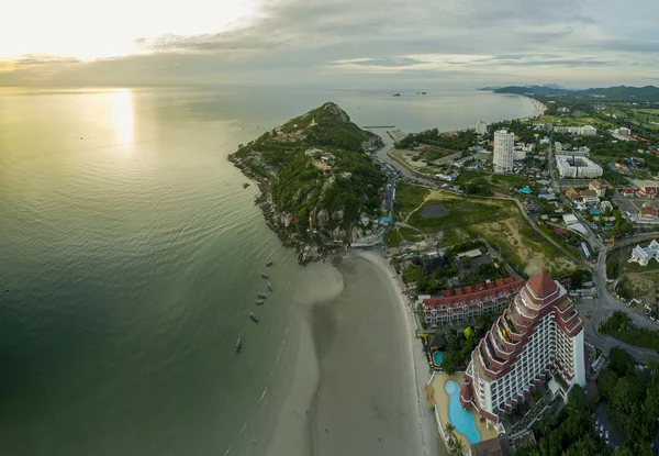 카 takeib hua hin prachuapkirikhan의 남쪽의 항공 보기 — 스톡 사진