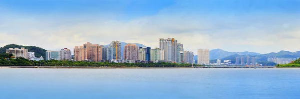 Panoramablick auf die Stadt Zhuhai im Süden Chinas — Stockfoto