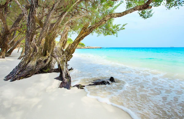 Hermosa playa del parque nacional de mar de Ao Wai Koh Samen en Rayong — Foto de Stock