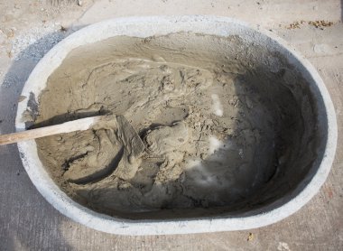 Karışık çimento için olun duvar yüzeyi inşaat yapı