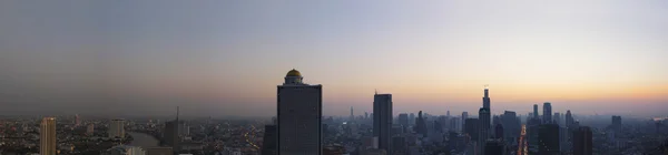 Bangkok sermaye Tayland La kentsel inşaat Panorama sahne — Stok fotoğraf