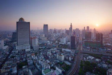 Güzel bir şehir scape kentsel sahne Tayland başkenti bangkok