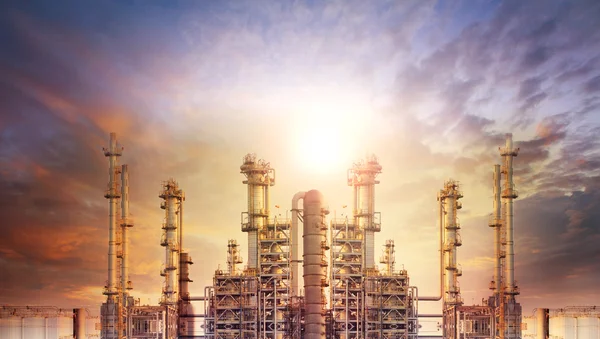 Exterior tube of petrochemical plant and oil refinery for produc — Stock Photo, Image