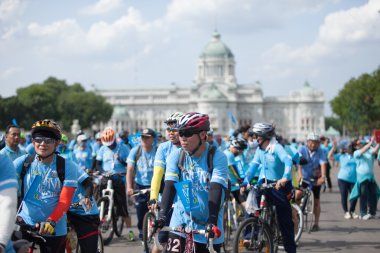 Bangkok Tayland: August16: eski Bisiklet 