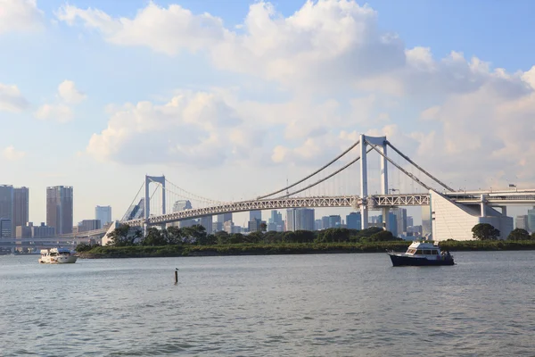 Rainbow bridge odaiba tokyo japan — Stockfoto