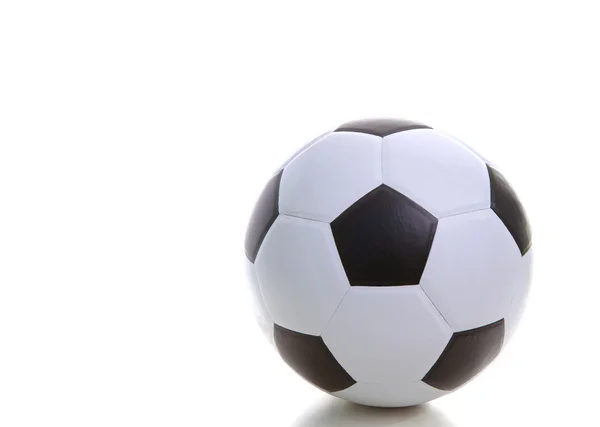 Soccer football on white background — Stock Photo, Image