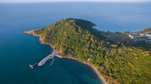 Vue aérienne de larmes de khao ya et de rayonne du parc national de l'île samed — Photo