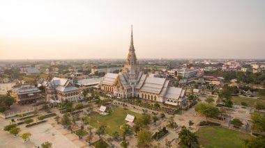 wat sothorn templein chachengsao ili Doğu'havadan görünümü