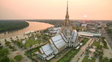 wat sothorn templein chachengsao ili Doğu'havadan görünümü