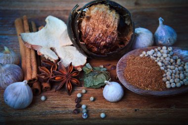 Asya bitkisi yemek için hazırlan. 