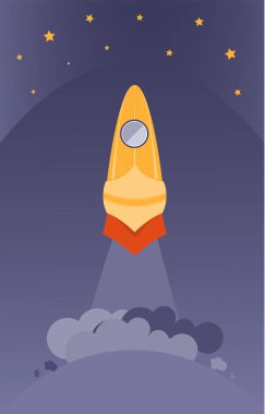 Açılış Kavramı Uzay Roketi Fırlatması Gibi Görünüyor