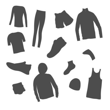 Simge olarak yapılmış bir koşu için Mens Kıyafetleri