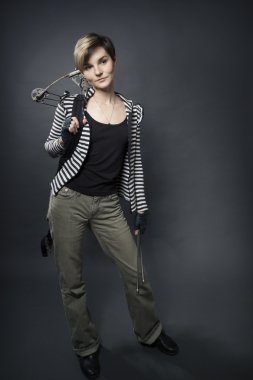 yay ile genç kadın