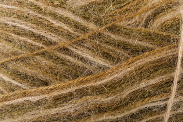 Makro teksturowanej kolor wełna Przędza nici — Zdjęcie stockowe