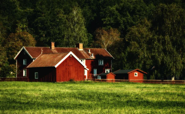 Oude landelijke boerderij in aard omgeving — Stockfoto