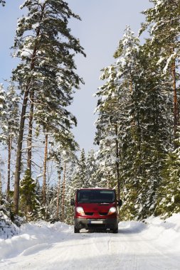 Van, 4 x 4, kaba karlı arazide sürüş