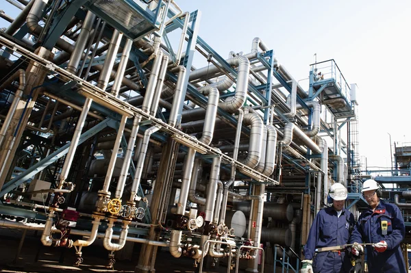 Indústria do petróleo, gás, energia e energia — Fotografia de Stock