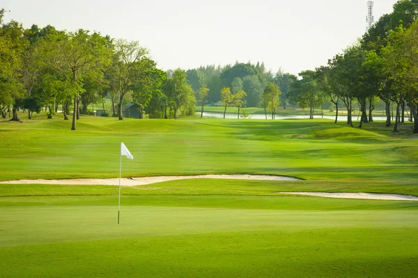 Vista panoramica del campo da golf — Foto Stock