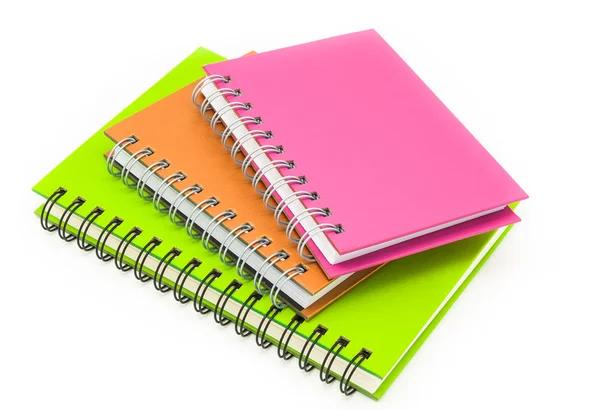 Stack of ring binder book or notebook — Stock Photo, Image